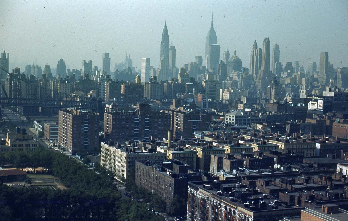 1953 New York Skyline from E 68th by David Gallagher